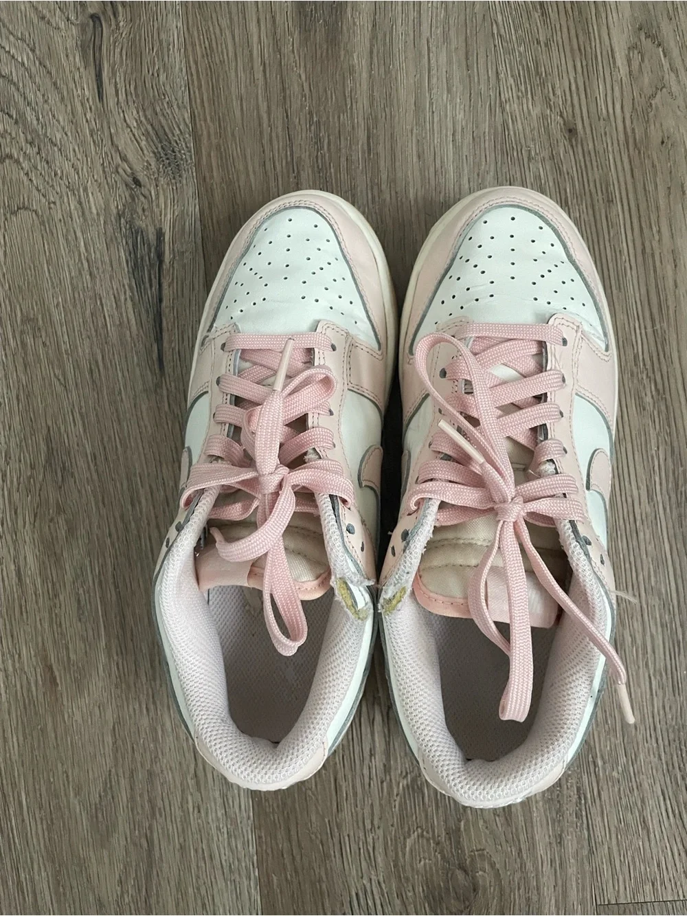Women Size 6.5 Nike Dunk Low Orange Pearl Light Pink Shoes